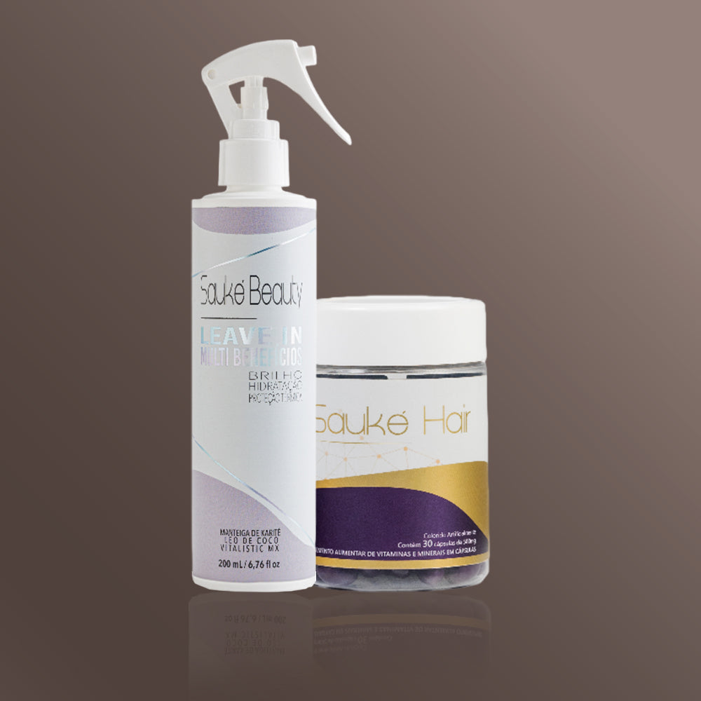 Kit - 1 Sauke Hair + 1 Leave in