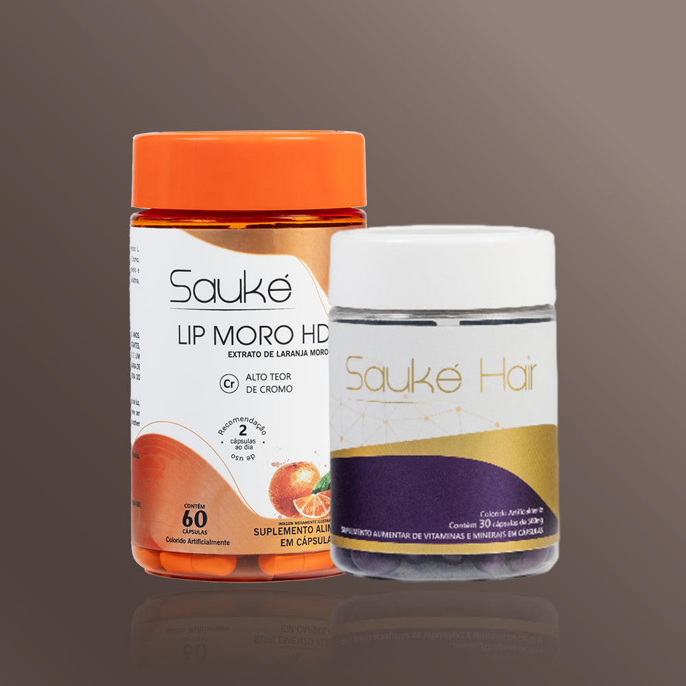 Kit - 1 Lip moro HD + 1 Sauke Hair