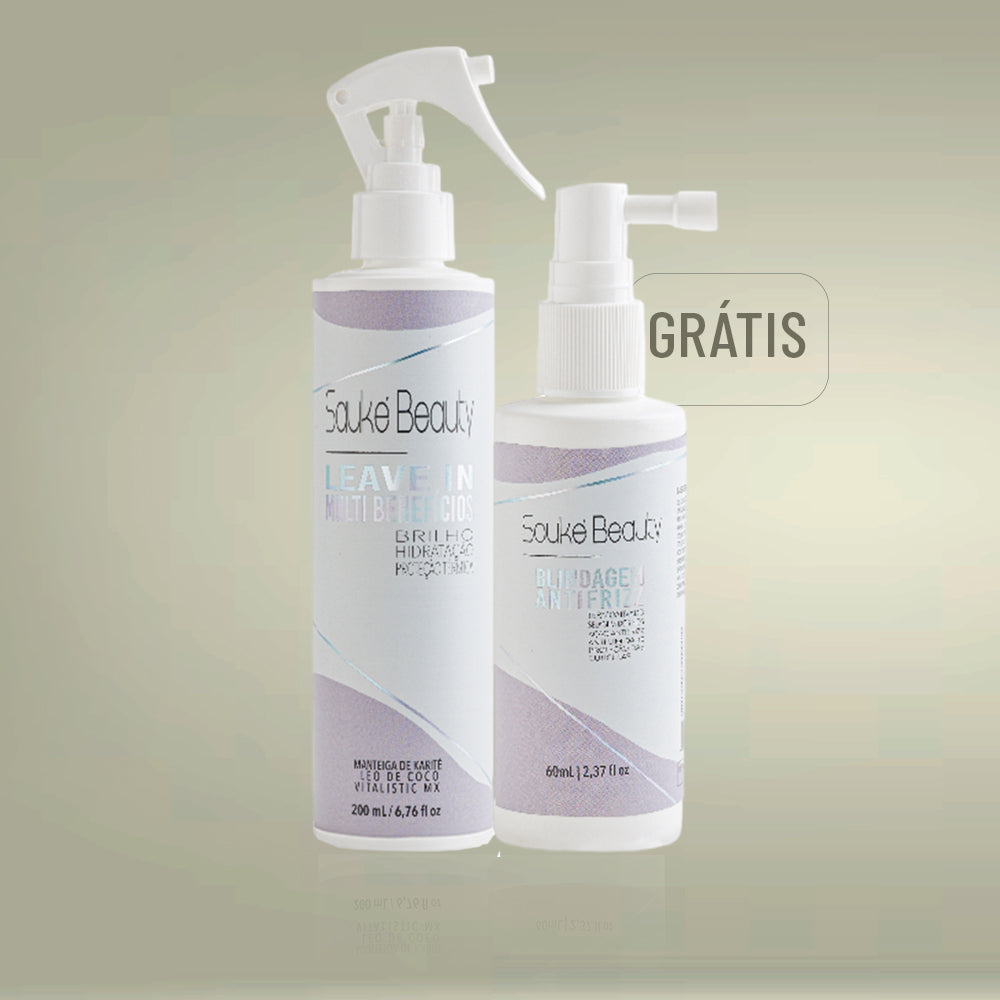 Kit compre 1 leve 2: Leave in multibeneficio + Blindagem