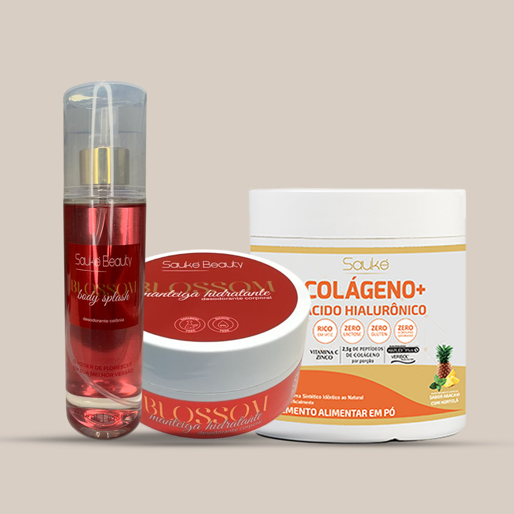 Kit Body Splash + Manteiga Corporal + Colágeno