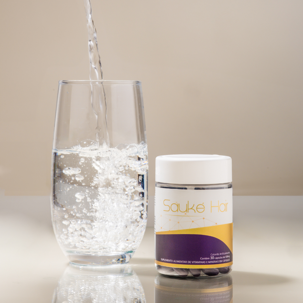 Kit Compre 4 Leve 6 Sauké Hair Sauké Hair Vitaminas Para Cabelo 30 cáps 500mg