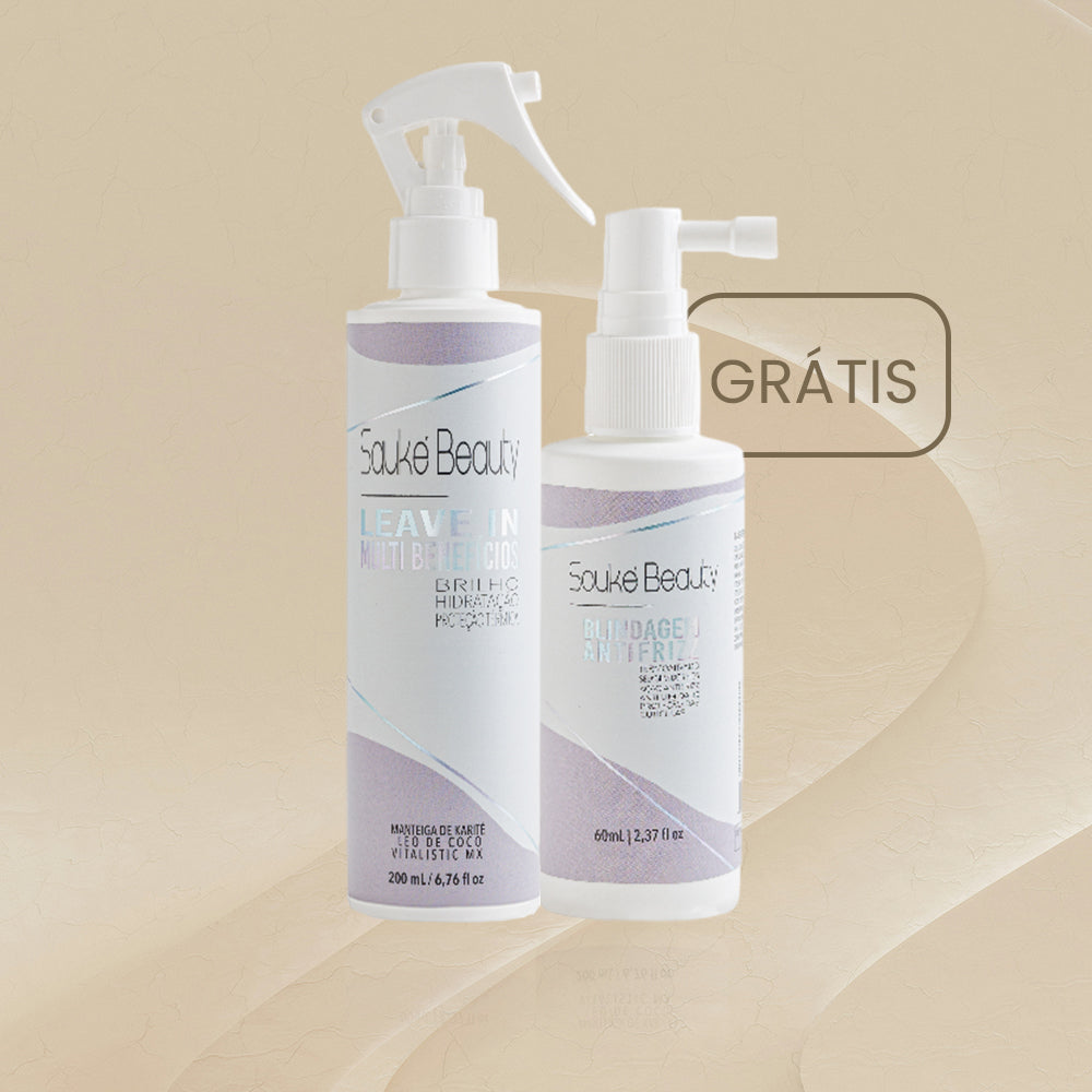 Kit compre 1 leve 2: Leave in multibeneficio + Blindagem