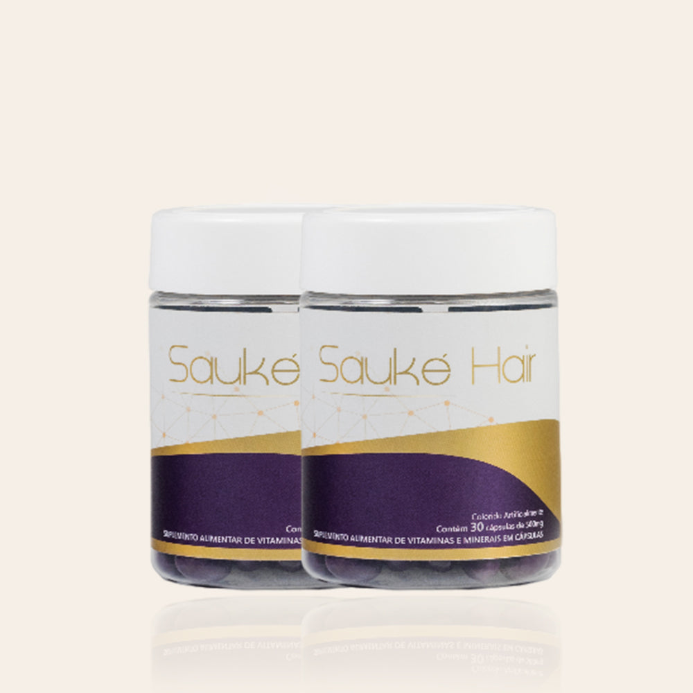 Kit - 2 Sauke Hair - tratamento capilar, força e crescimento