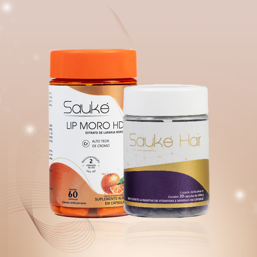Kit 1 Sauké Hair + 1 Lip Moro HD