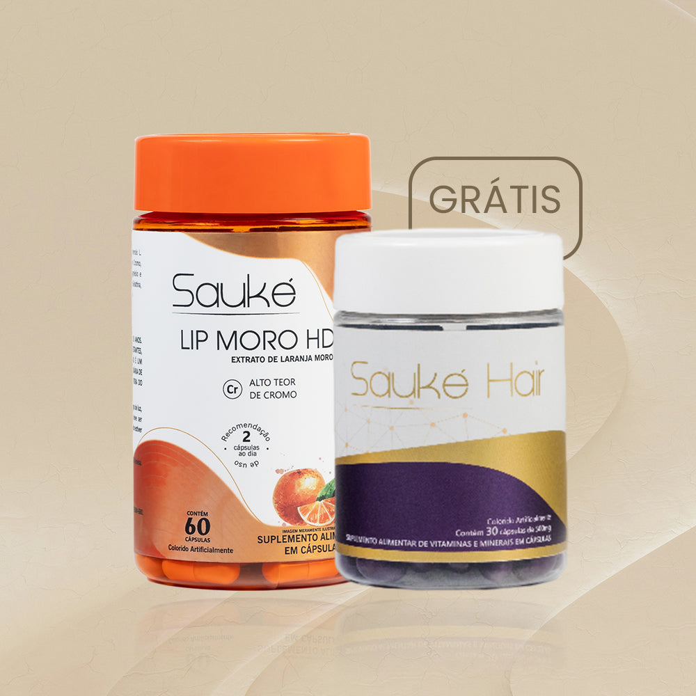 Kit compre 1 leve 2: Lip moro HD + Sauke Hair