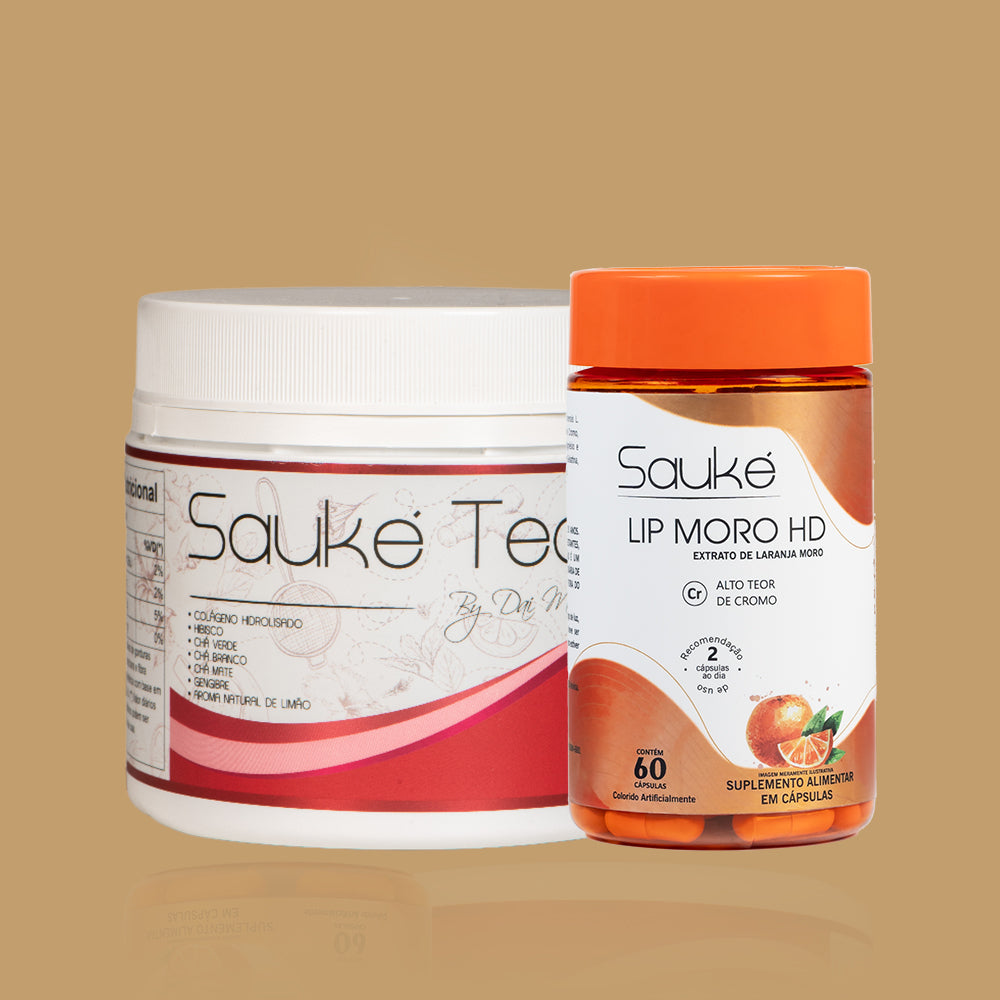 kit 1 Chá tangerina + 1 Lip moro HD