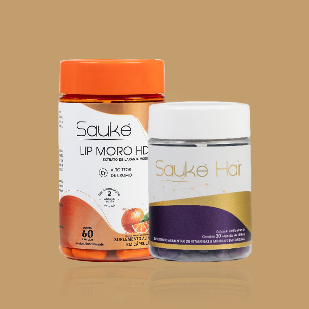 kit 1 Sauke Hair + 1 Lip moro HD