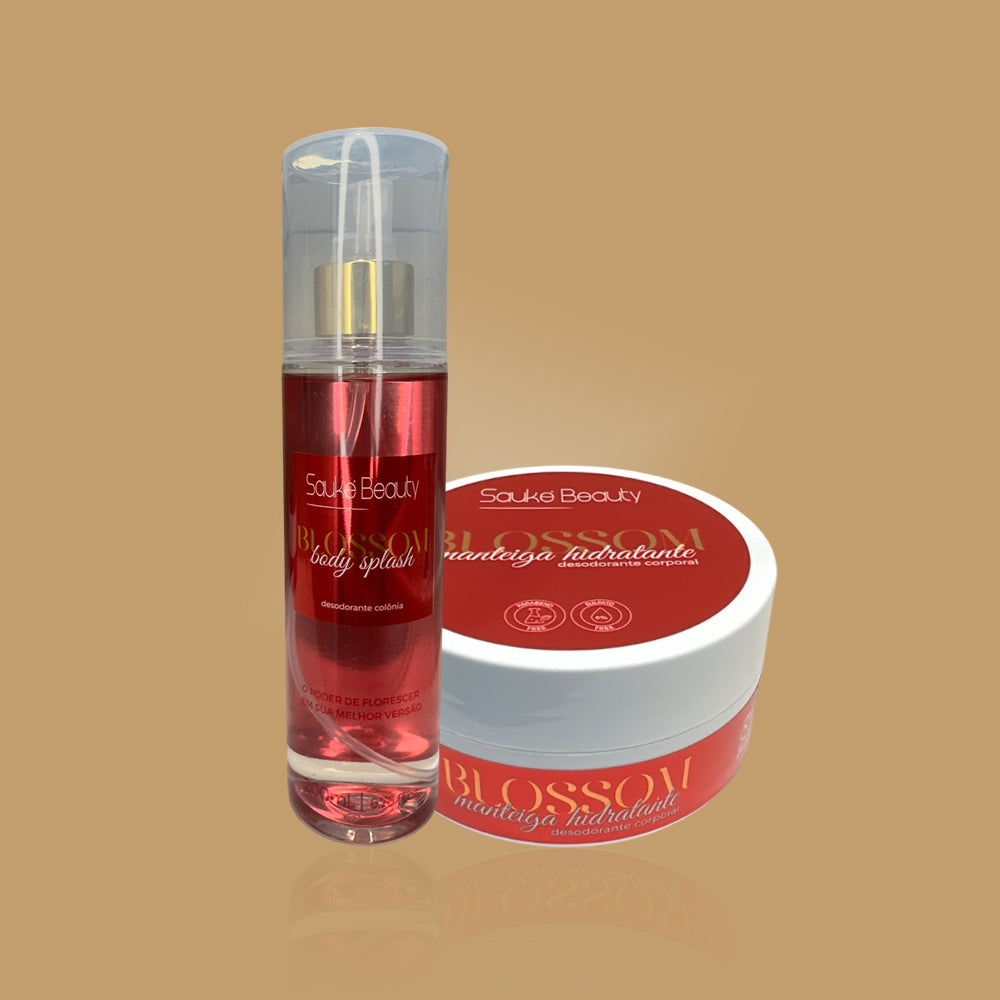 kit 1 Manteiga Hidratante + Body Splash Bolossom