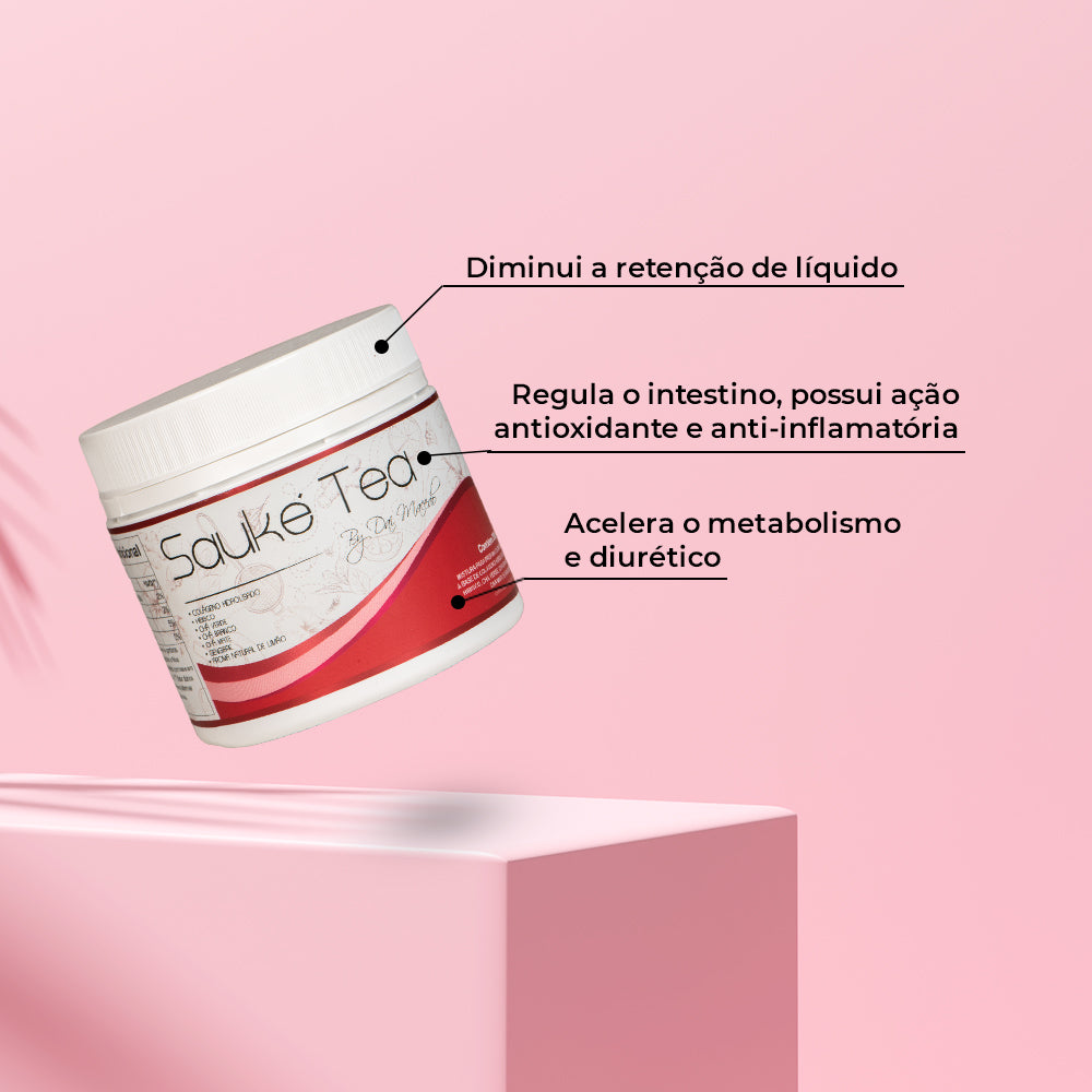 Colágeno + Chá Tangerina + Lip moro HD ganha Body Splash