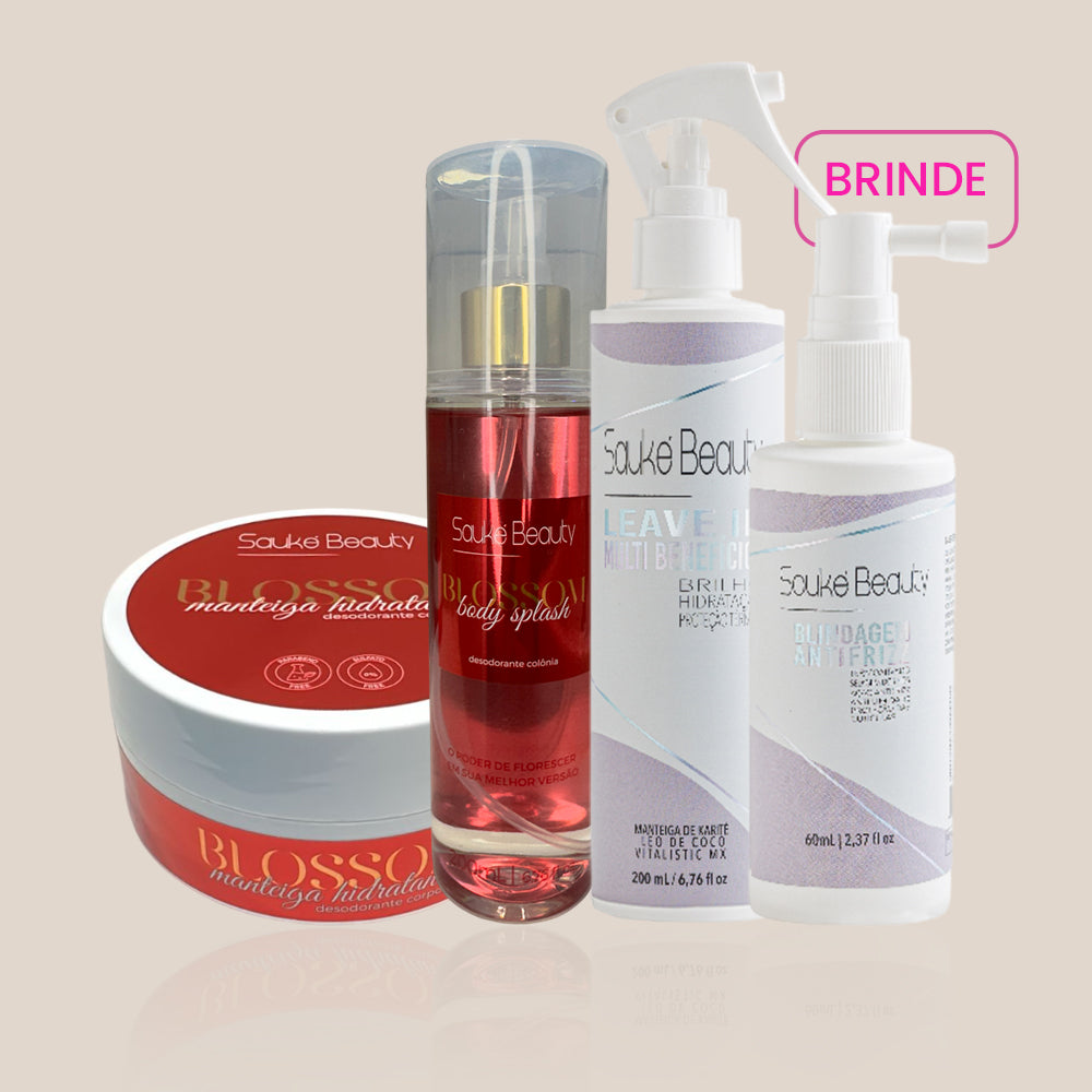 Kit Compre 2 Leve 4: Body Splash e Manteiga ganha Leave-in + Blindagem