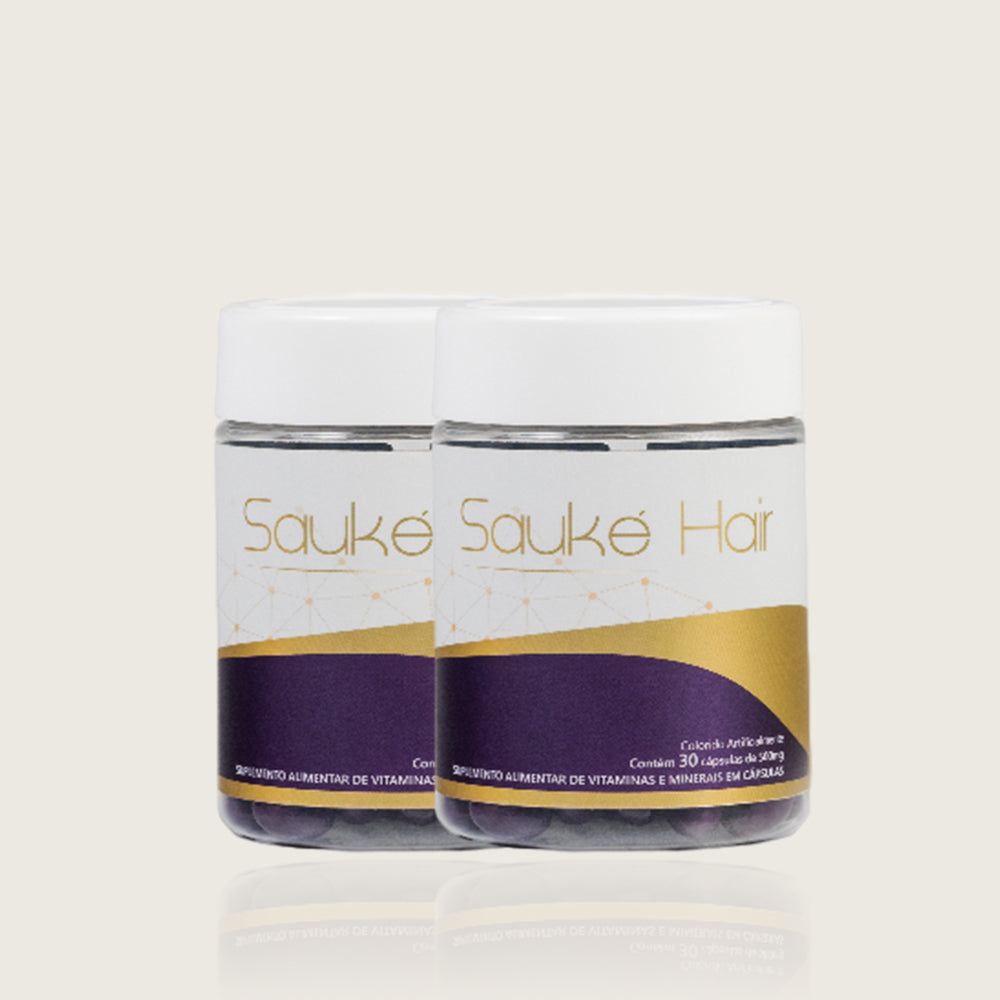 Kit 2 Sauke Hair - tratamento capilar, força e crescimento