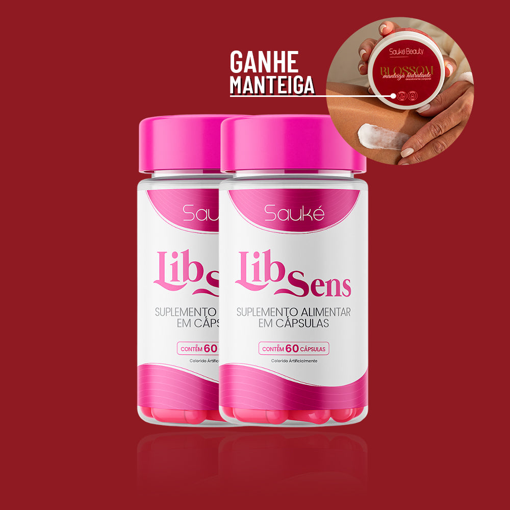 Kit 2 LibSens ganha Manteiga Hidratante Blossom