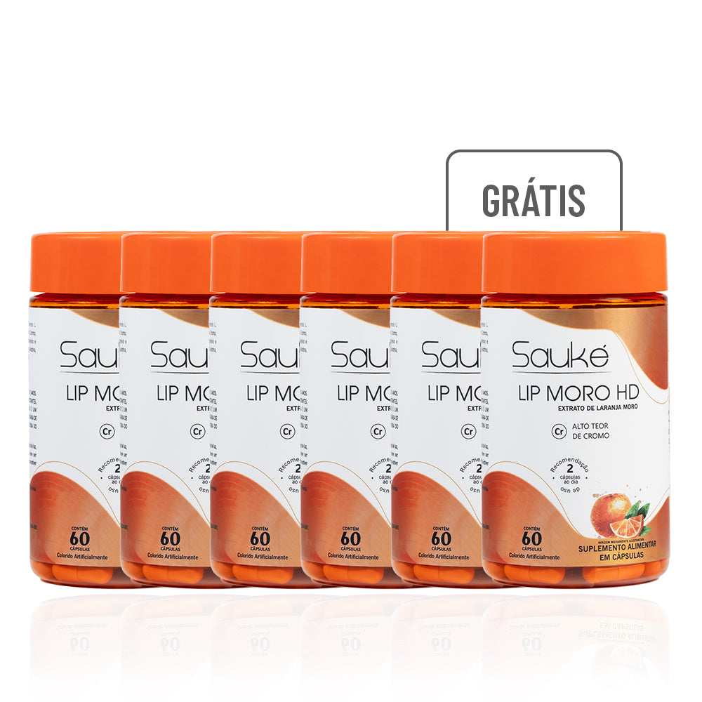 Kit Compre 4 leve 6 Lip Moro HD Laranja Moro