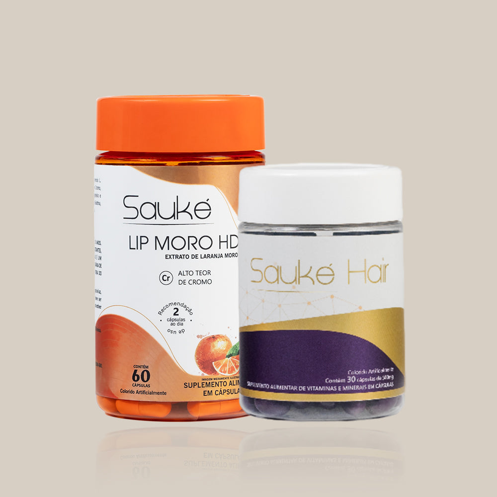 kit 1 Sauke Hair + 1 Lip moro HD