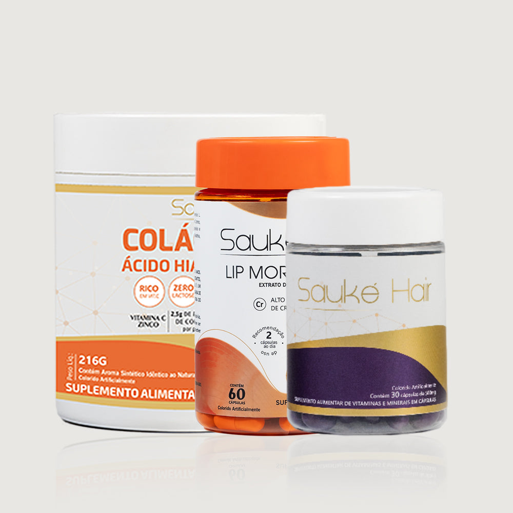 Sauké Hair + Lip moro HD + Colágeno