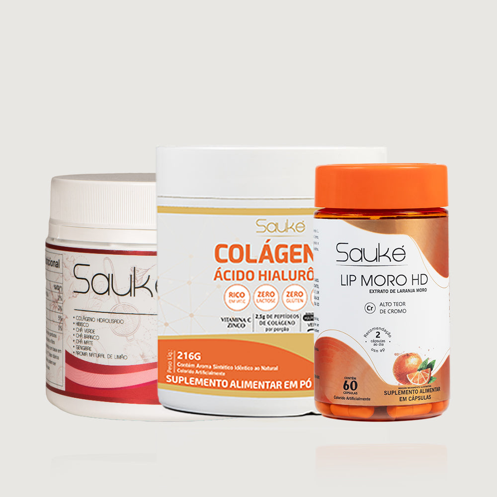 Colágeno + Chá Tangerina  + Lip moro HD