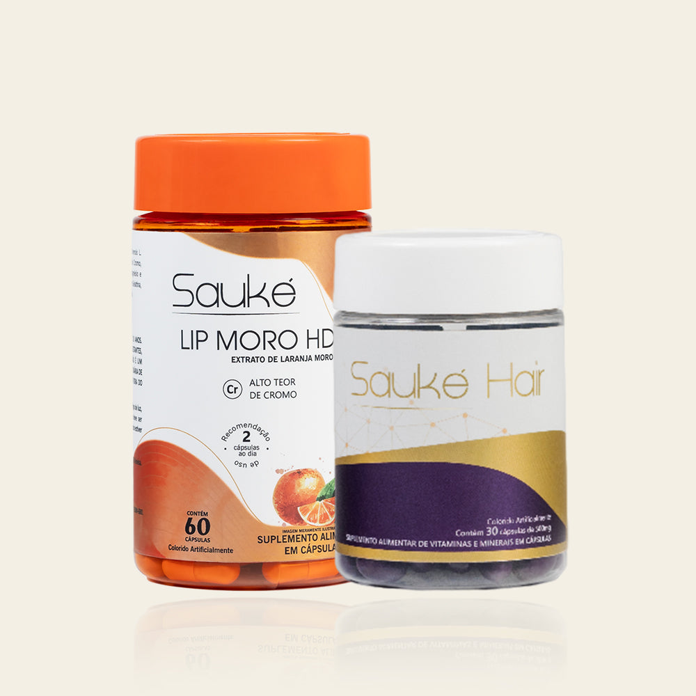 Kit - 1 Lip moro HD + 1 Sauke Hair