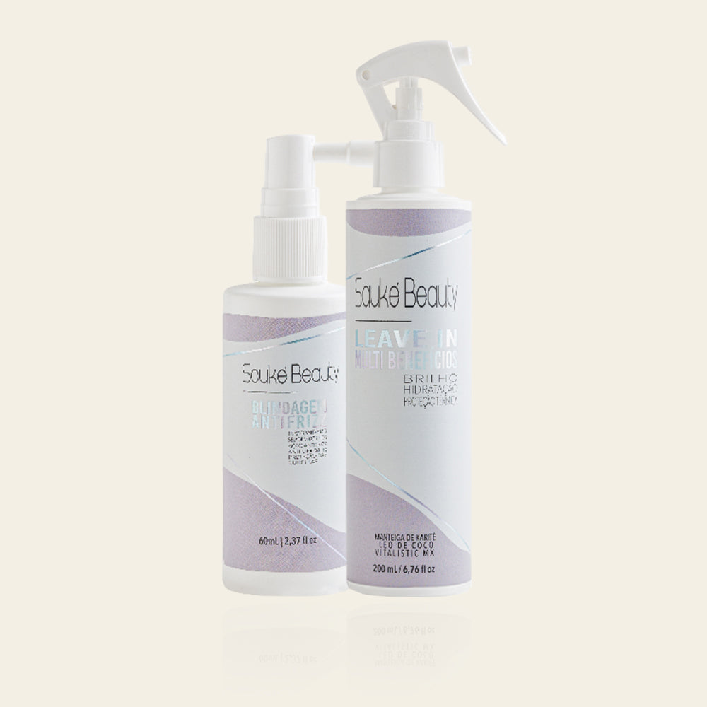 Kit - 1 Leave-In Multibenefícios + 1 Blindagem Protetor Térmico