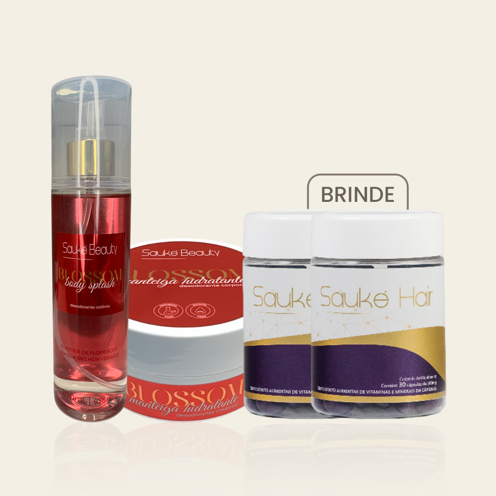 Kit compre 2 leve 4: 1 Body splash + 1 Manteiga ganha 2 Sauke Hair