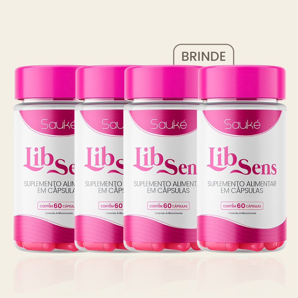 Kit compre 2 leve 4: 2 Libsens ganha 2 Libsens