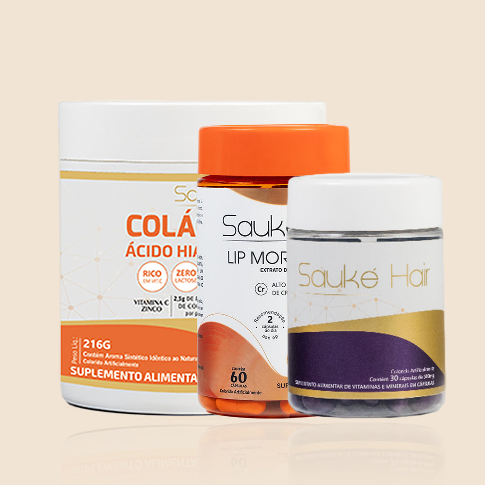 Sauké Hair + Lip moro HD + Colágeno
