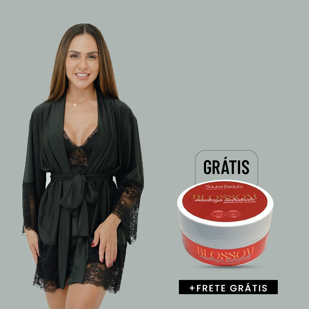 Kit (Camisola + Robe) Ganha Manteiga