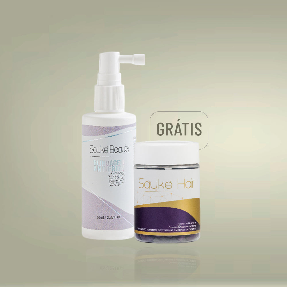 Kit compre 1 leve 2: Blindagem + Sauke Hair