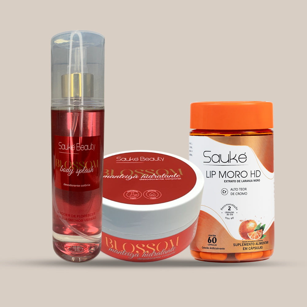 Kit Body Splash + Manteiga Corporal + Lip Moro