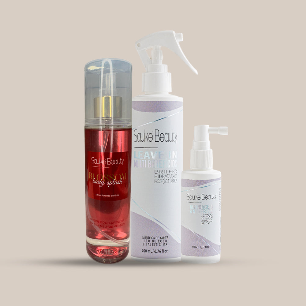 Kit Body Splash + Leave-In + Blindagem