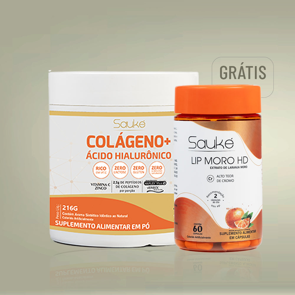 Kit compre 1 leve 2: Colágeno + Lip moro HD.
