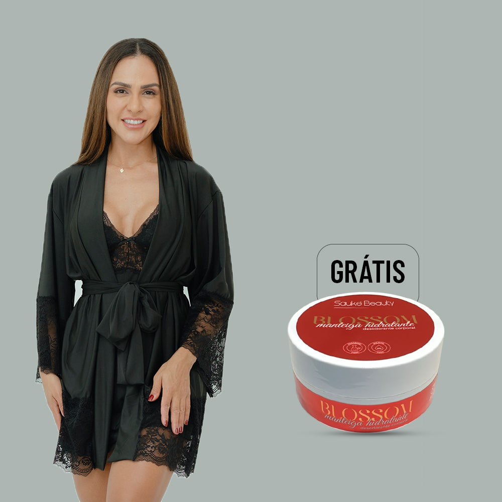 Kit (Camisola + Robe) Ganha Manteiga