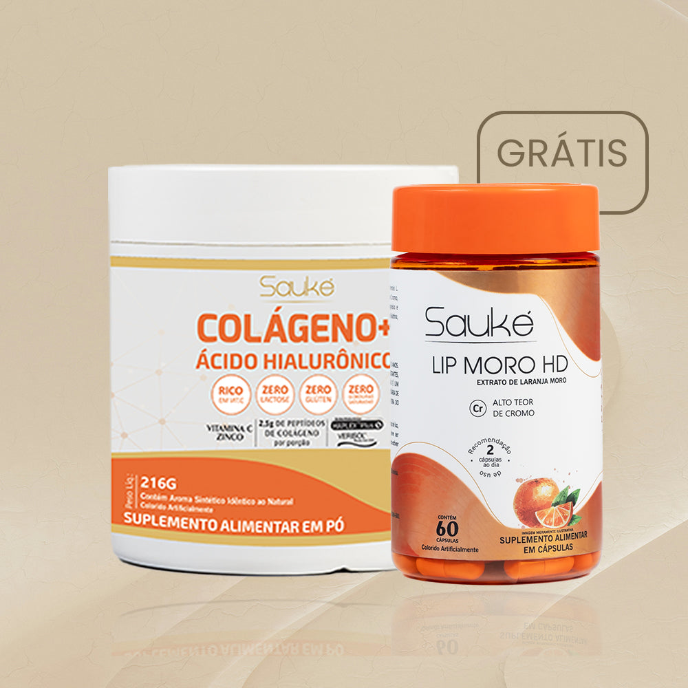 Kit compre 1 leve 2: Colágeno + Lip moro HD.