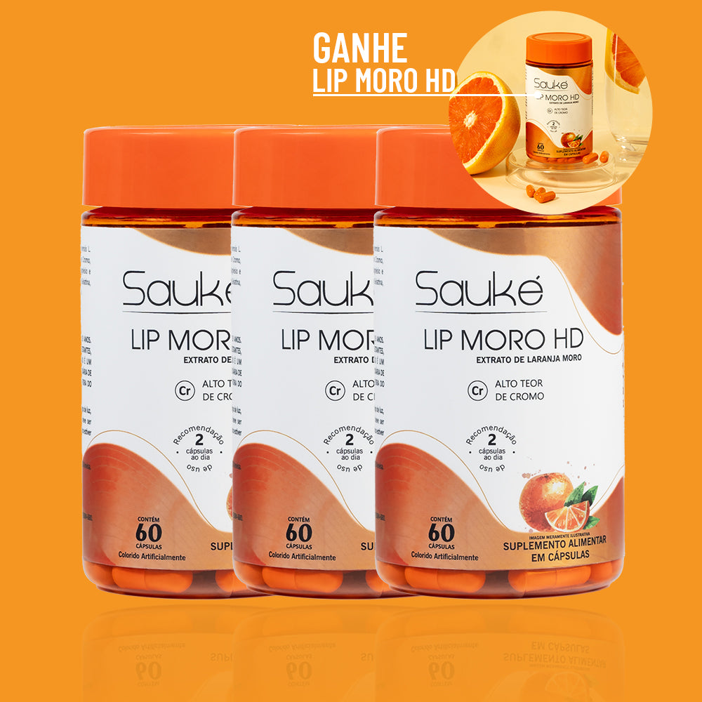 Kit 3 Lip moro HD ganha Lip moro HD