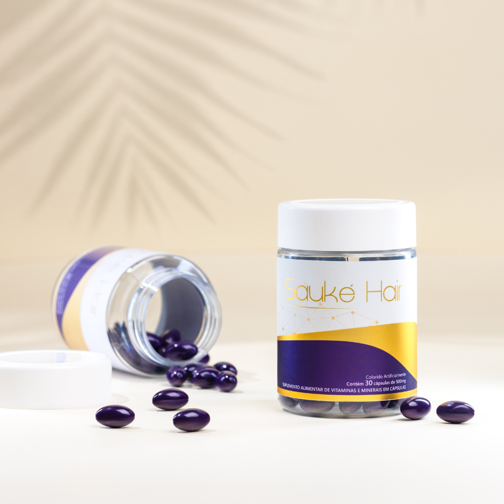 Kit Compre 2 Leve 4 Colágeno Verisol com Ácido Hialurônico  + Sauke Hair Vitamina Capilar