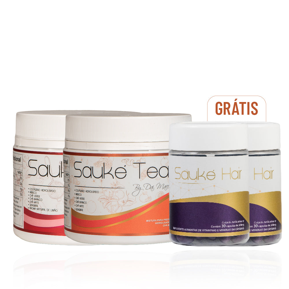 Kit compre 2 leve 4: 2 Chás ganha 2 Hair