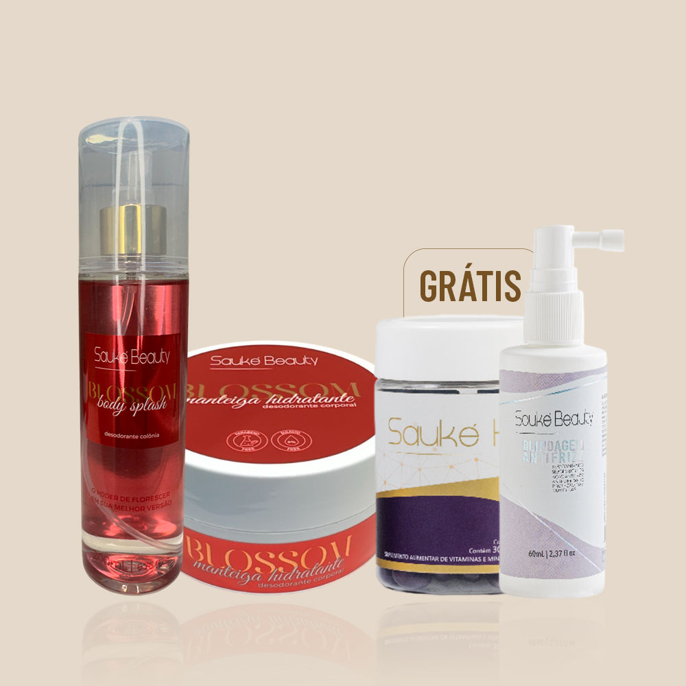 Kit Compre 2 Leve 4: Body Splash + Manteiga ganhando Sauké Hair e Blindagem