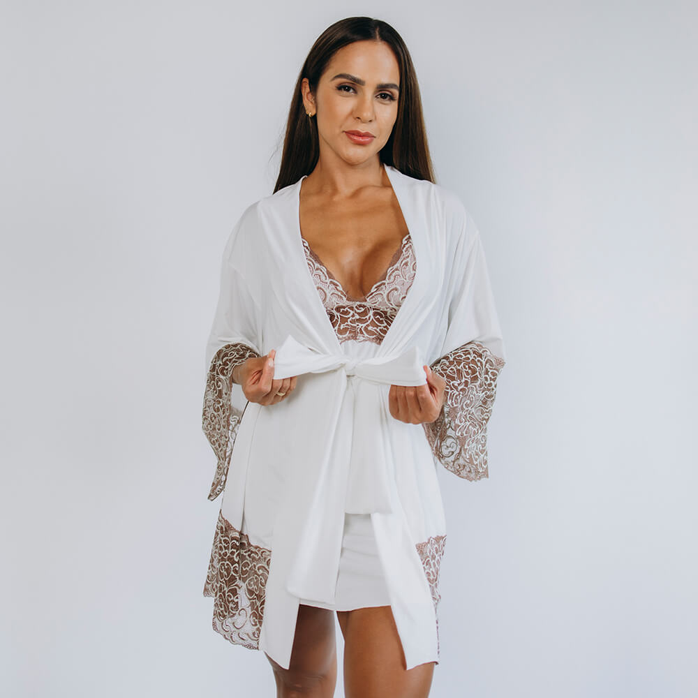 Kit Intimates Off (Camisola + Robe)