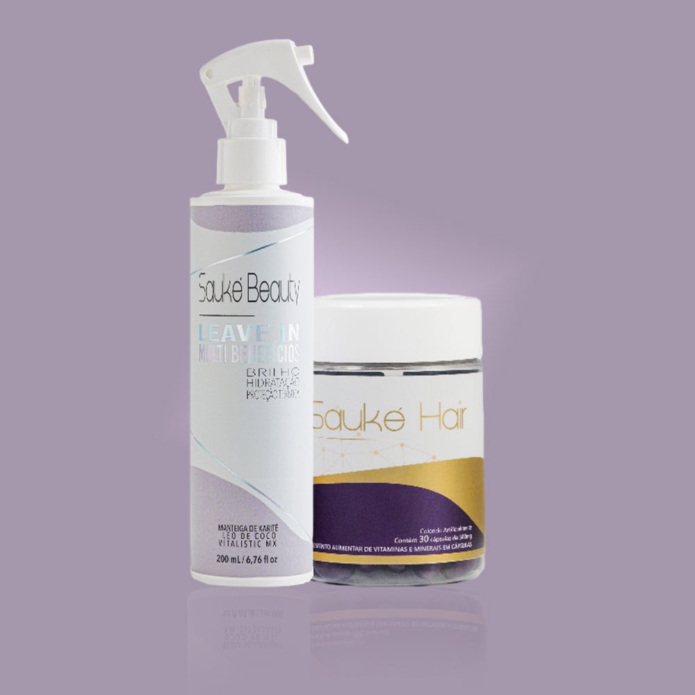 kit 1 Sauke Hair + 1 Leave in