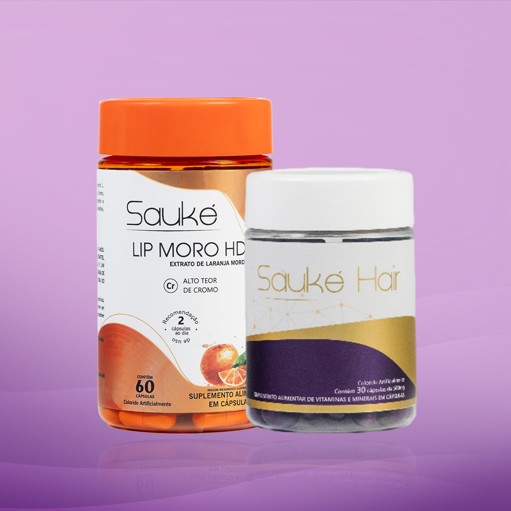 Kit 1 Sauké Hair + 1 Lip Moro HD