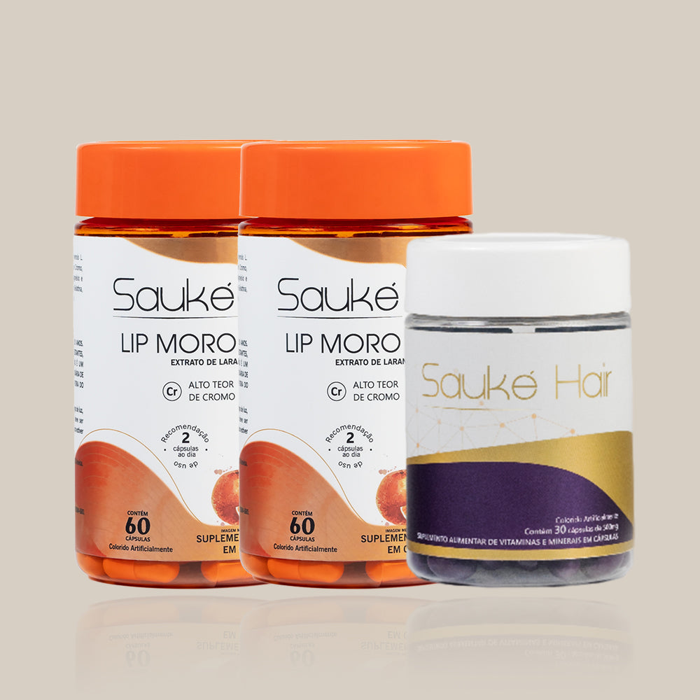 Kit 2 Lip moro Hd + 1 Sauke Hair