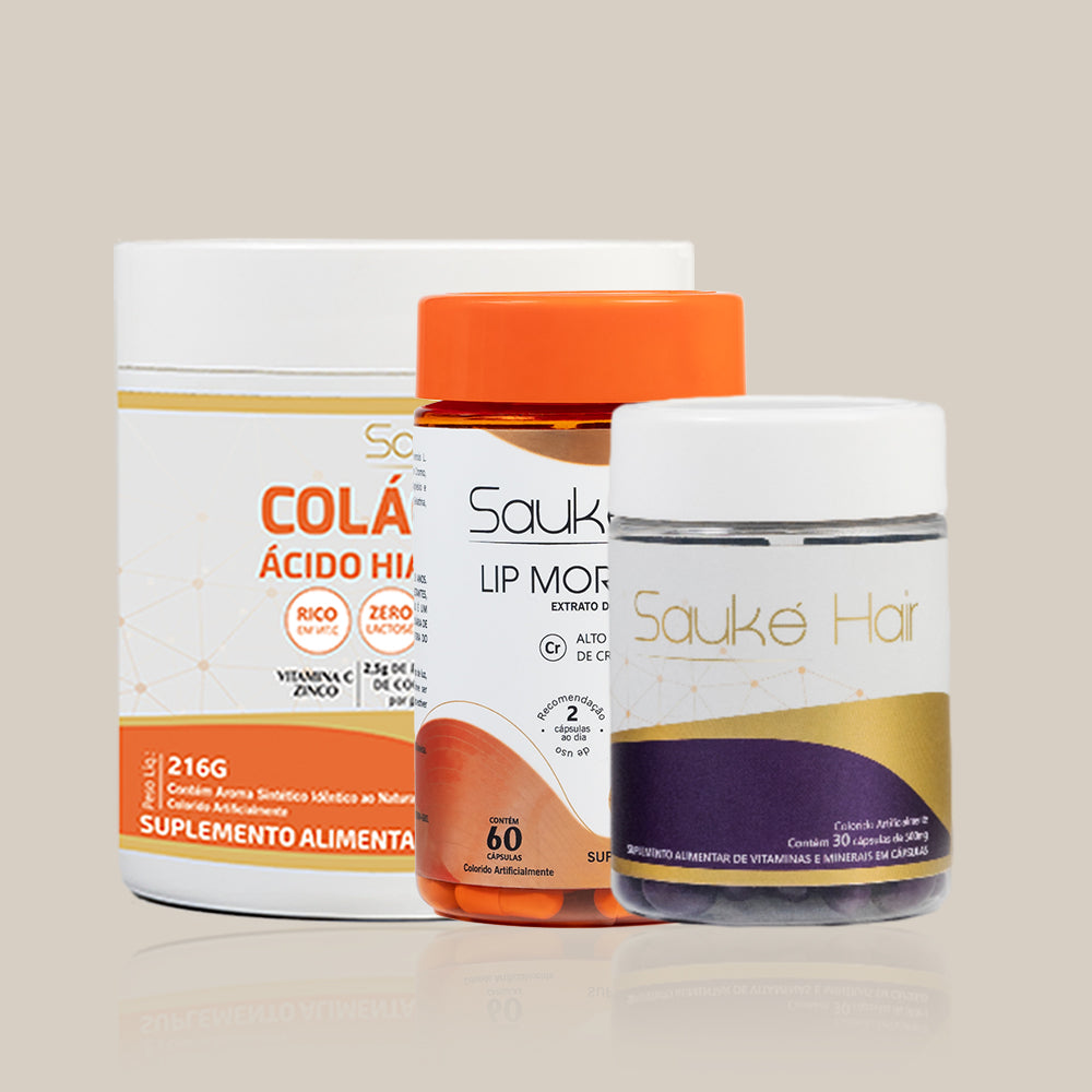 Sauké Hair + Lip moro HD + Colágeno
