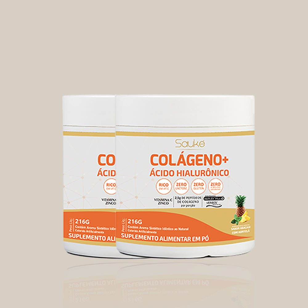 Kit 2 Colágenos com Ácido Hialurônico